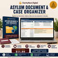 Asylum Document & Case Organizer — English + Spanish + Portuguese
