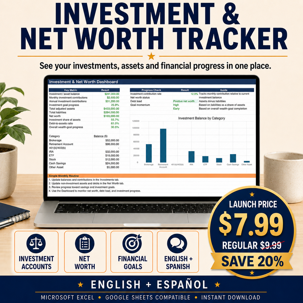 Investment & Net Worth Tracker