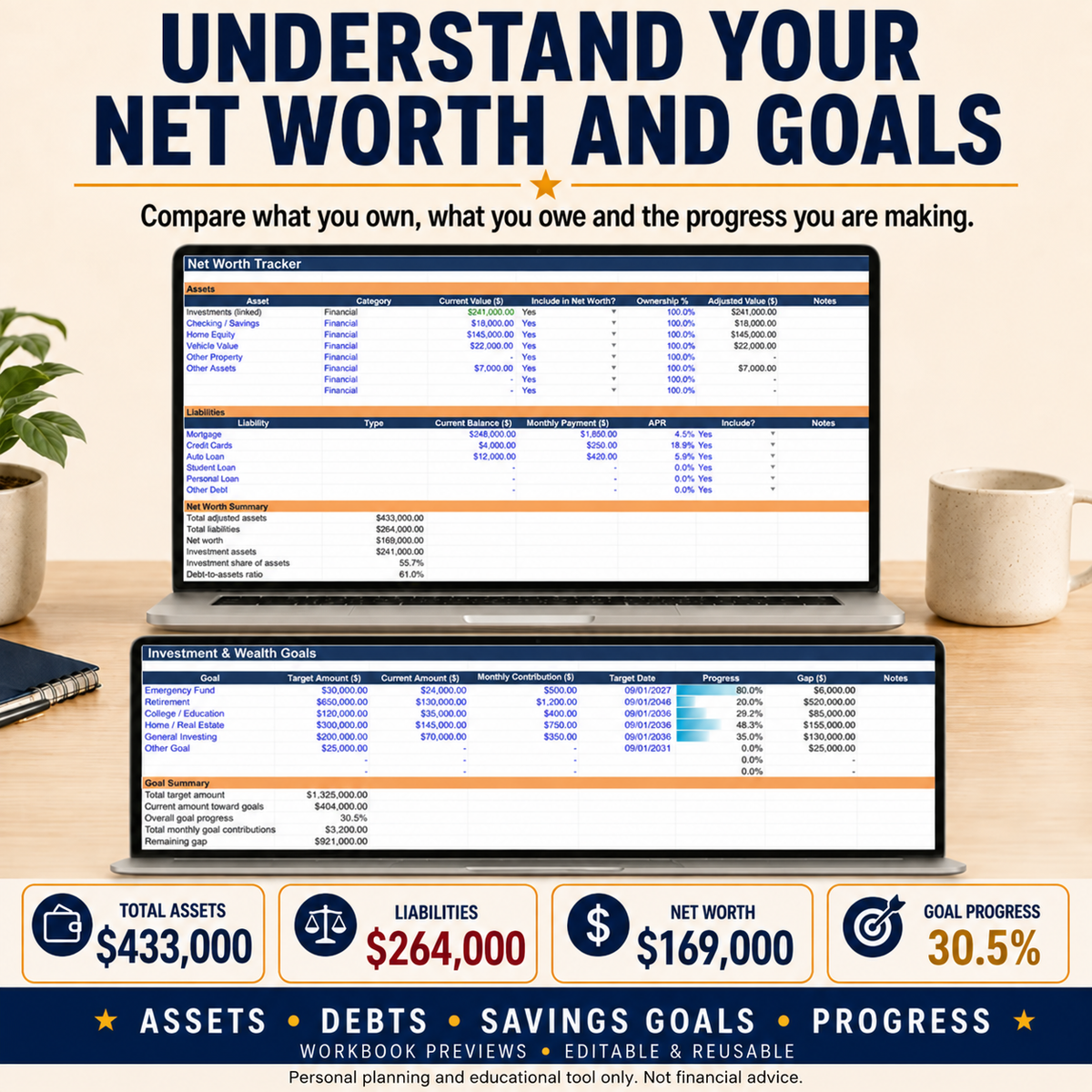 Investment & Net Worth Tracker