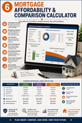Mortgage Affordability & Comparison Calculator