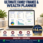 Ultimate Family Finance & Wealth Planner — English + Spanish