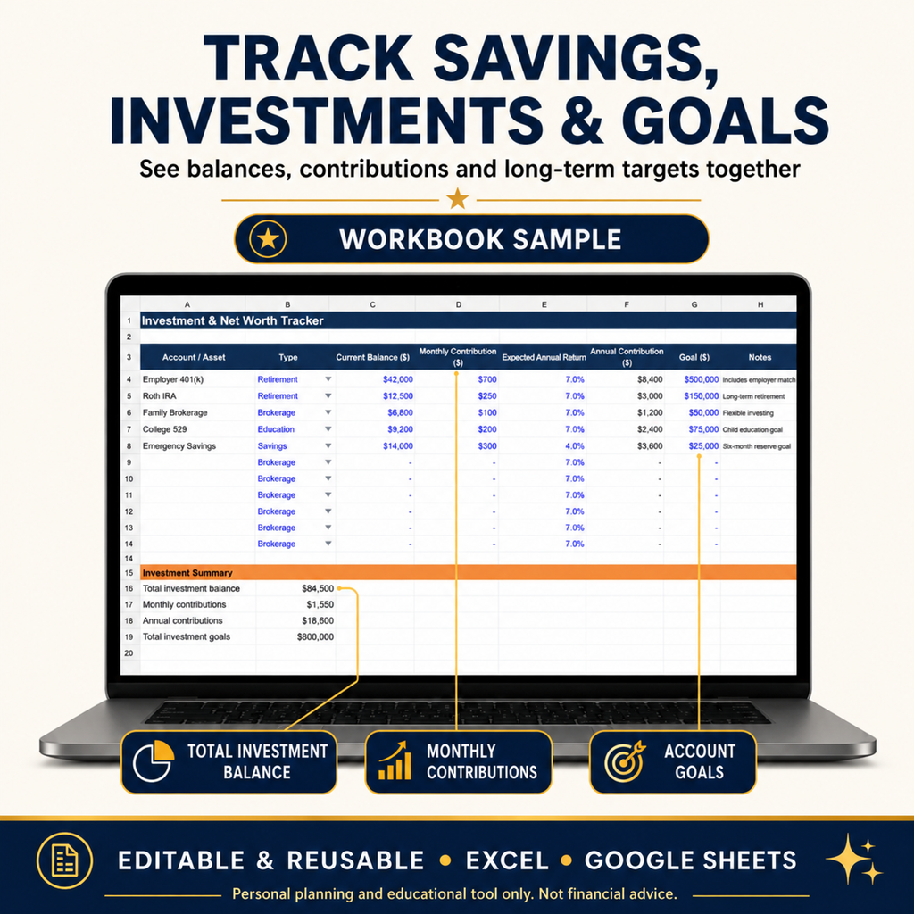 Ultimate Family Finance & Wealth Planner — English + Spanish