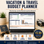 Vacation & Travel Budget Planner