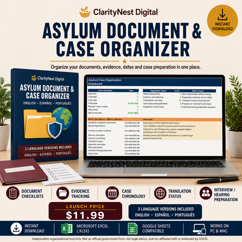 U.S. Immigration Organization Toolkit — 4-in-1 Bundle