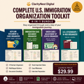 U.S. Immigration Organization Toolkit — 4-in-1 Bundle